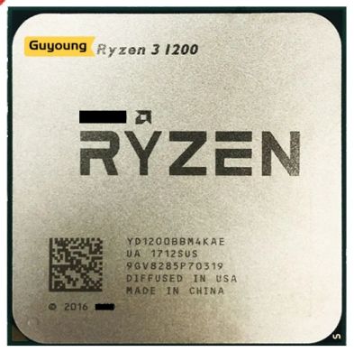 YZX Ryzen 3 1200 1200 3.1กิกะเฮิร์ตซ์ใช้ AM4เธรด Quad-Core 0.014สำหรับเล่นเกมเซน YD1200BBM4KAE