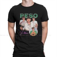 New Mexican Singer Newest Tshirt For Men Peso Pluma 90S Y2K Round Collar Basic T Shirt Personalize Gift Clothes Outdoorwear