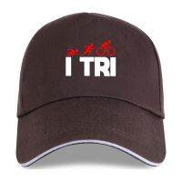 Ladies I Tri Baseball cap - Womens Triathlon Cycling Running Swimming Swim Gift Top Swim Caps