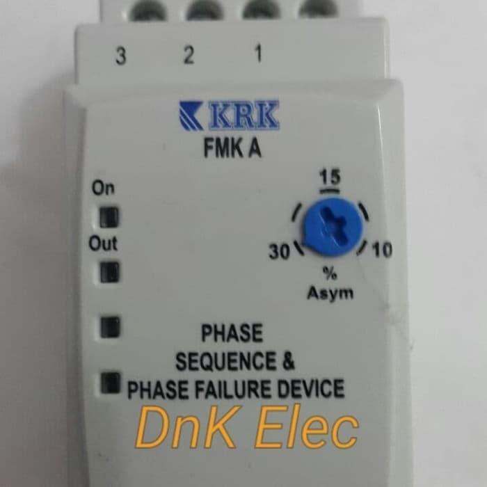 Phase failure relay merk KRK type FMKA Lazada Indonesia