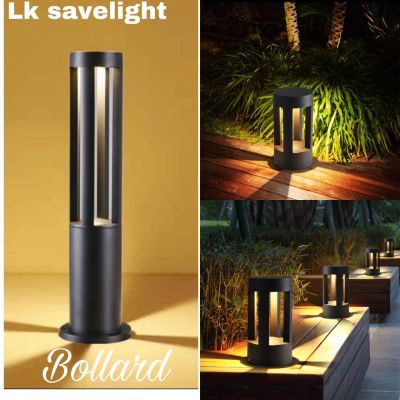 ไฟสนามโคมไฟ Led Bollard 30cmและ60cm. ใช้ตกแต่งสวน ดีไซน์ร่วมสมัยคุณภาพดีทนทาน