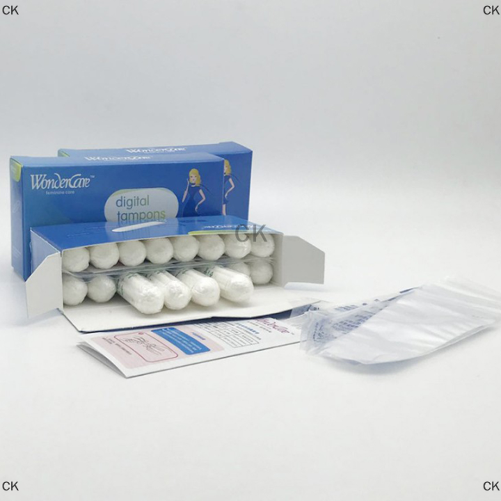 ck-16ชิ้น-กล่อง-super-ดูดซับผ้าฝ้ายปกติ-tampons-women-menstructure-protection