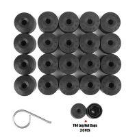 20pcs 17mm Wheel Lug Nut Bolt Cap Covers With Removal Tool For VW Golf Bora Passat Jetta Black Exterior Protection Accessorie Nails  Screws Fasteners