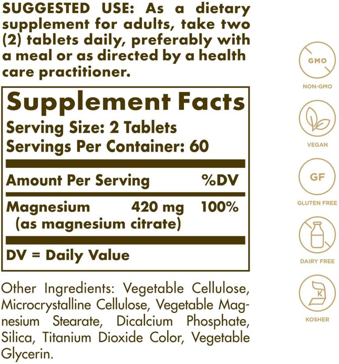 แมกนีเซียม-ซิเตรต-magnesium-citrate-400-mg-solgar