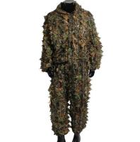 Large Hunting clothes New 3D maple leaf Bionic Ghillie Suits Yowie sniper birdwatch Camouflage Clothing jacket and pants