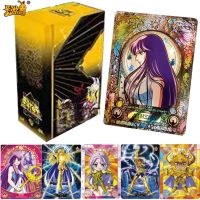 【LZ】yyebha 2023 New KAYOU Anime Saint Seiya Collection Cards Game Letters Cards Table Board Toys For Family Children Christmas Gift