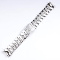 22 24mm Stainless Steel Special Arc End Watchband For Tag Heuer Link Watch Band Strap Wrist celet Deployment Clasp Logo On