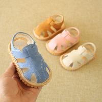 【cw】 Baby Boys Sandals Toddler Call Shoes Soft Sole Color Flat Beach Infant 0 24M ！