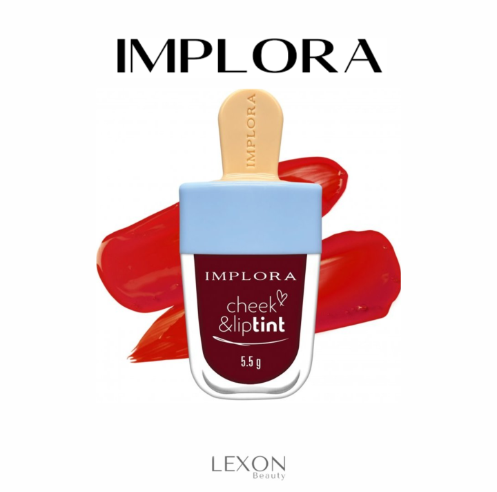 [Implora] Cheek and Lip tint Red Wine Lazada Indonesia