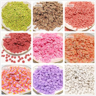 1kg Soft Pottery Addition Cartoon Rainbow Clay Slices Sprinkles For Slime Fluffy DIY Nail Supplies Accessories Kits For Filler