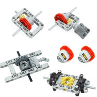 อิฐทางเทคนิค Differential Gear-28ฟันรอบเพลารูชิ้นส่วน Differential Gear House 65414 65413 62821 Building Blocks