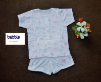 เสื้อผ้าเด็กอ่อน แบบผูก BABBLE ตัดป้าย size 12M (12เดือน) ,24M(24เดือน)