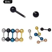 Kiel 1Pair Stainless Steel Ball Barbell 3mm 4mm 5mm Ear Studs Earrings