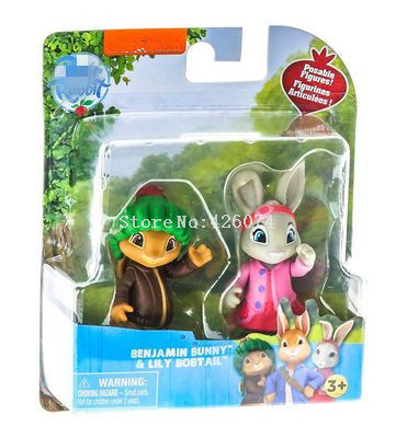 New Fashion Benjamin Bunny Rabbit PVC Figure Dolls For Girls Boys Kids Toys Children Christmas Gifts