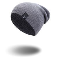 【YD】 Knitted Beanie Womens Hat Men Skullies Warm Slouchy Crochet Female Baggy Cap