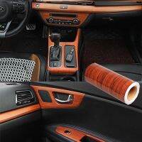 hot【DT】 30X100cm Wood Grain Car Sticker Decal Film W205 W203 W212 W124 W204 W176 XC90 S60 V40 S80 XC60 V60