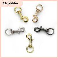 B2RJKKKHO 4pcs ที่หมุนได้ ตะขอสแนปโลหะ มี5สี อุปกรณ์ฮาร์ดแวร์กระเป๋าเดินทาง หัวเข็มขัดลาก ที่มีคุณภาพสูง 6020มม. พวงกุญแจสายพาน สายหนังแท้