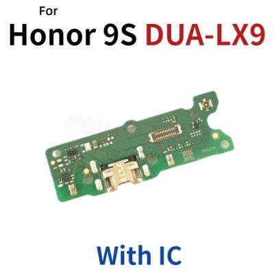 【☊HOT☊】 anlei3 บอร์ดพอร์ตชาร์จ Novaphopat สำหรับ Huawei Honor 9S Dua-Lx9พอร์ตแท่นชาร์ท Usb ตัวเชื่อมต่อไมโครโฟนติดตาม Mic Flex Cable