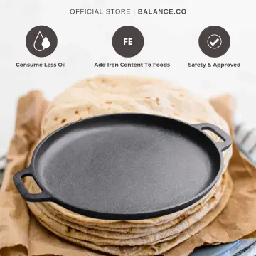 Thickened Cast Iron Uncoated Baking Pan Pancake Oyster Raw Steak