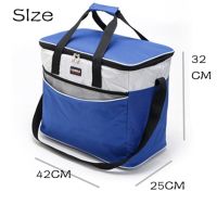 New Style Insulation Cooler Bag 34L Large Capacity Oxford Cloth Lh Bag Family Outdoor Picnic Portable Lh Box Handbag