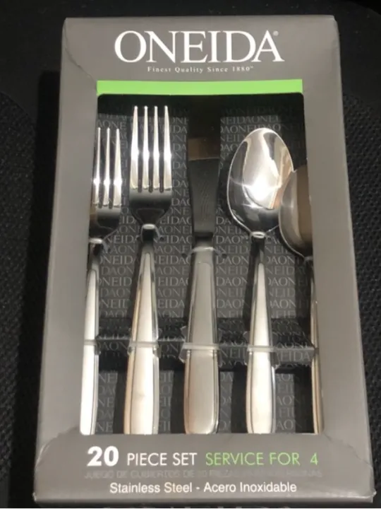 Oneida Jordan 20 Piece Everyday Flatware Set, Service for 4 Lazada PH