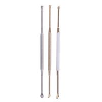 1PC Portable Double-ended Stainless Steel Spiral Ear Pick Spoon Ear Wax Removal Cleaner Ear Tool Multi-function