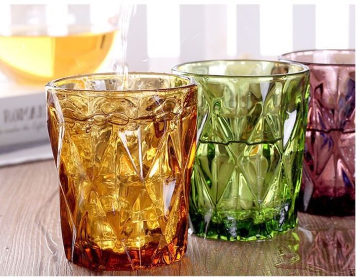 orzer-แก้วน้ำ-เซ็ต-4-สี-diamond-collection-drinking-glass-set-of-4