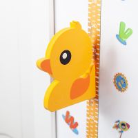 【LZ】✈☍✒  Wall Stickers Height Measuring Ruler Magnetic Adsorpt Measurement Children Sticker Paper Cartoon Animal for Kids Room Decoration