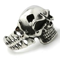 Huge Heavy Mens Boys High Quality Metal Cool Punk Gothic Big Evil Demon Skull Biker celet Bangles