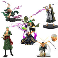 One P Iece บนชั้นดาดฟ้า Zoro กิโมโนสามดาบรุ่น Ronoa Zoro ผีสามดาบฮยอนทักษะพีวีซีการกระทำตุ๊กตารุ่นของขวัญ