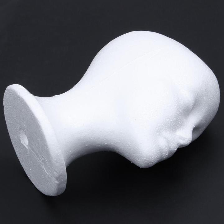 female-foam-mannequin-head-model-hat-wig-display-stand-rack-white