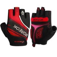 ✖☑☋ MOREOK Bike Gloves Shockproof Breathable Road Cycling Gloves Gel Pads Dirt Bike MTB Bike Cycling Bicycle Gloves for Men Women