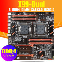 Atermiter X99 Dual CPU Motherboard LGA 2011 v3 E-ATX USB3.0 SATA3 With Dual Xeon Processor With Dual M.2 Slot 8 DIMM DDR4 2011-3