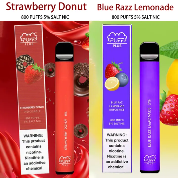 Puff Plus Disposable Puff Pods 800 Puffs Vaper Smoke full set 2022
