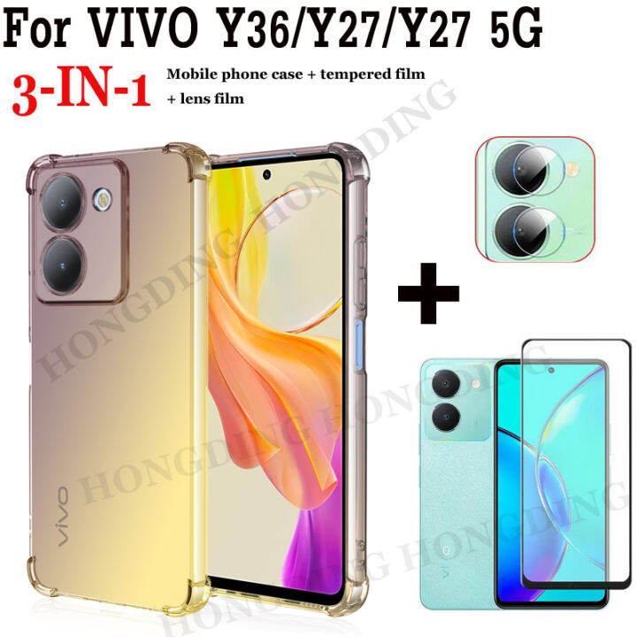 3in-1กระจกเทมเปอร์สำหรับ-vivo-y36-vivo-y27เคสโทรศัพท์-y27-5g-y02t-y78-3-in-1เคสโทรศัพท์โทรศัพท์มือถือ-ฟิล์มแก้วคลุมทั้งหมด-ฟิล์มเลนส์กล้อง