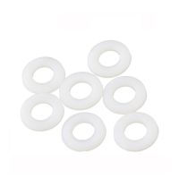 520PCS M2 M2.5 M3 M4 M5 M6 M8 M10 White Nylon Flat Washer Set Plastic Plain Spacer Gasket O Ring Assortment Kit Box