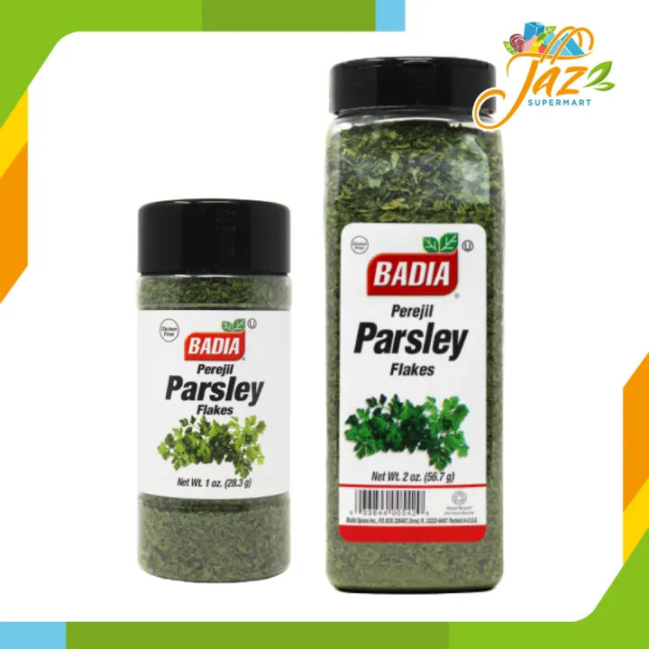 Badia Parsley Flakes (Halal,Glutenfree,MSGFree,Kosher),28.3g & 56.7g