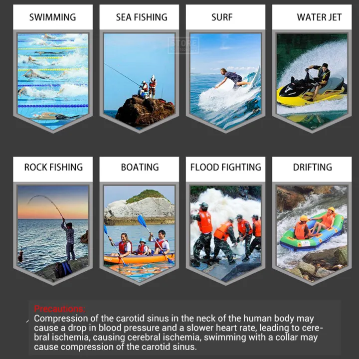 s Life Jacket Surf Jet Ski Kayak Vest Motorboats Wakeboard Raft Fishing