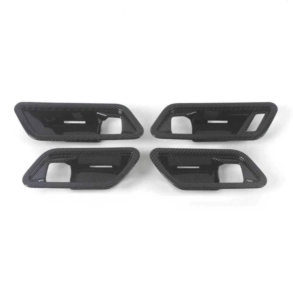 Car Accessories For Toyota bZ4X 2023 carbon Door Handle Bowl Cover