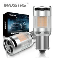 MAXGTRS 2X T20 LED Canbus No Hyper Flash W21W WY21W 7440 7440NA LED Amber Car Turn Signal Light Bulbs Error Free Auto lamp 12V