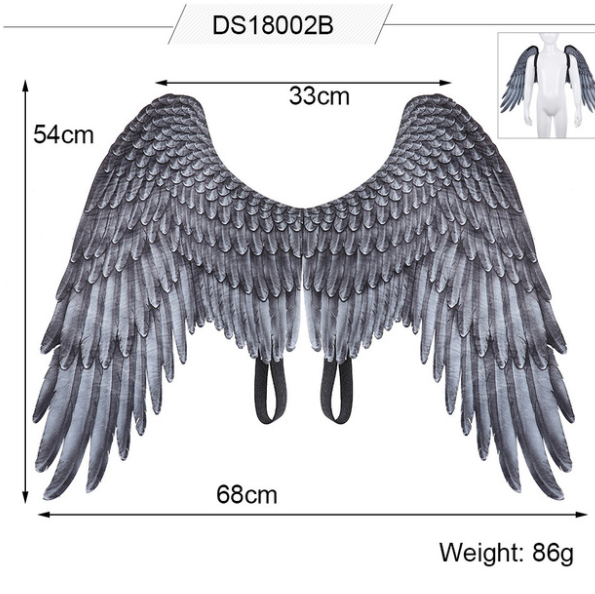 mardi gras angel wings