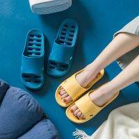 Bathroom Slippers Shower Sandal Summer Slide Weep Hole EVA Non-Slip Light Indoor Soft Sole Slide Women Men Flip Flops Pool Shoes