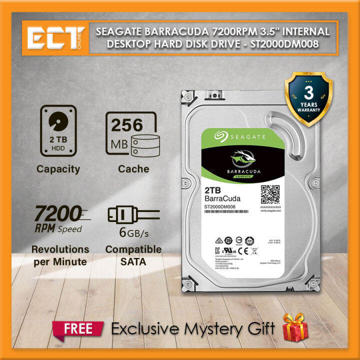 seagate barracuda 2tb 256mb