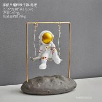 Mini Figurines Astronaut Spaceman Ornament Collections Resin Modern Sculpture Figure Birthday Vivid Kids Gift Craft Decor Home