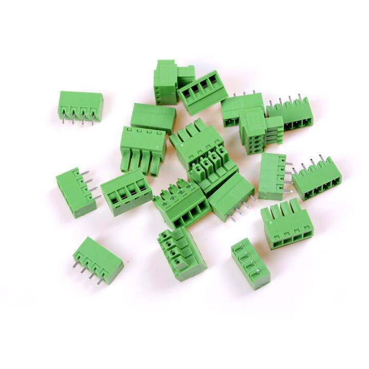 10 Pieces 4pin Terminal Plug-In Screw Block Connector 3.81mm Pitch Pcb ...