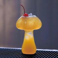 【CW】♀  250ml Glass Cup Cocktail Shaped Drinks Cups Bar Wine Glasses