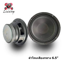 ลำโพงติดรถยนต์เสียงกลาง 6.5 นิ้ว NOLOGO 200W หน้าสีดำ แพ็คคู่ สองดอก