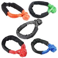 【LZ】tangzhang04713itq Shatter Resistant Synthetic Soft Shackle Rope Heavy Duty Offroad Tow Shackle Strap with Protective Sleeve 38000lbs 1/2 x22