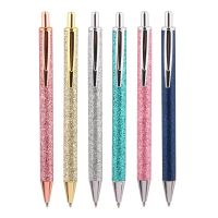 New 6 Colour Fashionable Bright Body Business Office Ballpoint Pen School Student Supplies Pens