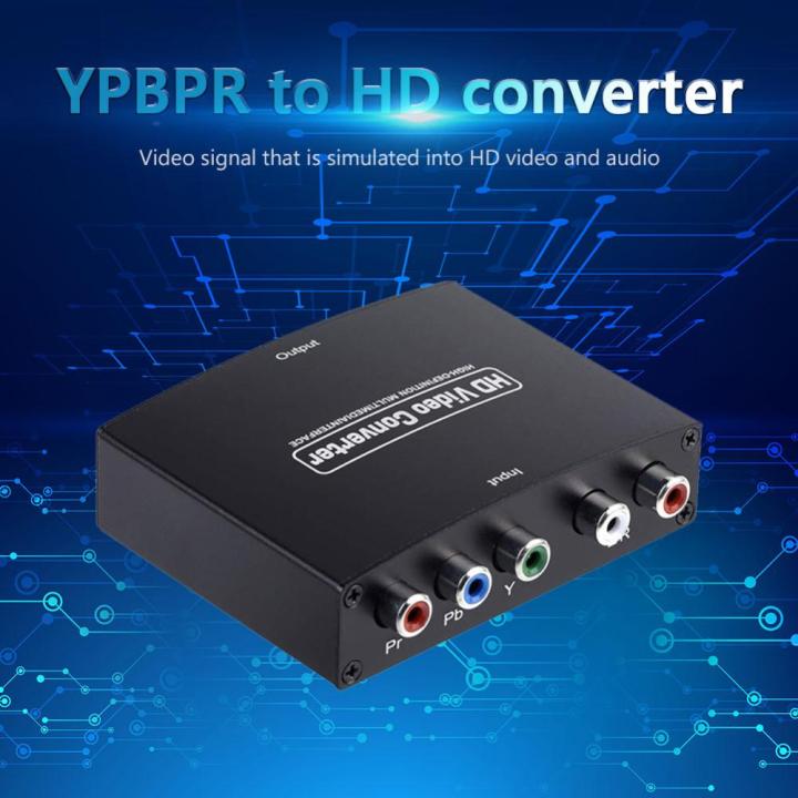 1080p-ypbpr-r-l-เป็น-hdmi-รองรับอะแดปเตอร์ภาพและเสียงแปลงสำหรับ-hdtv-dvd